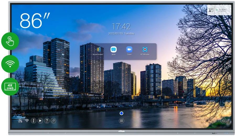 Écran interactif Vivitek NovoTouch EK865i