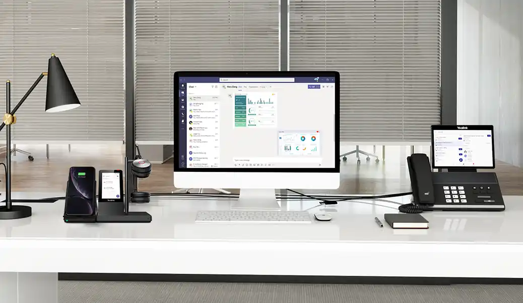 Poste Yealink pour Microsoft Teams et station casque sans fil